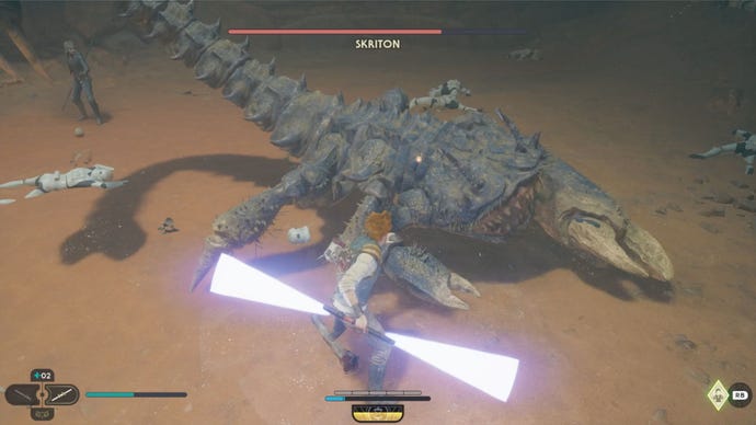 A skriton enemy in Star Wars Jedi: Survivor.